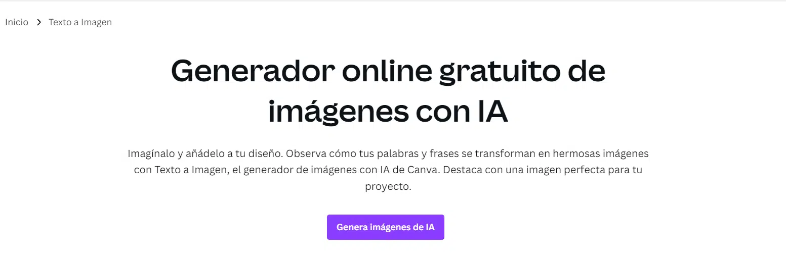 Texto a imangen de canva