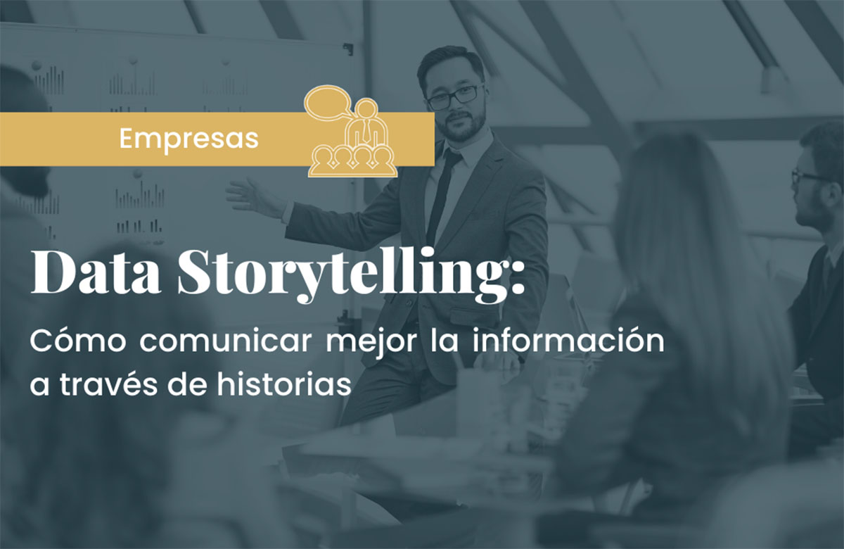 data storytelling usado en una presentación