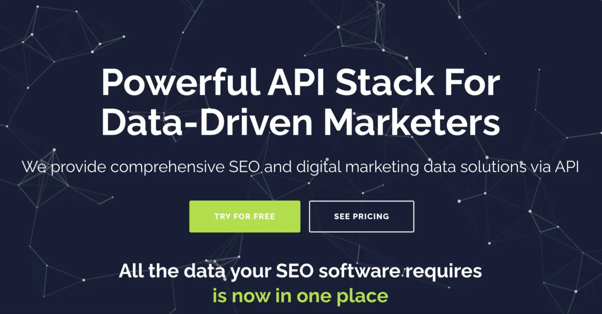 Precios de la API de DataForSEO