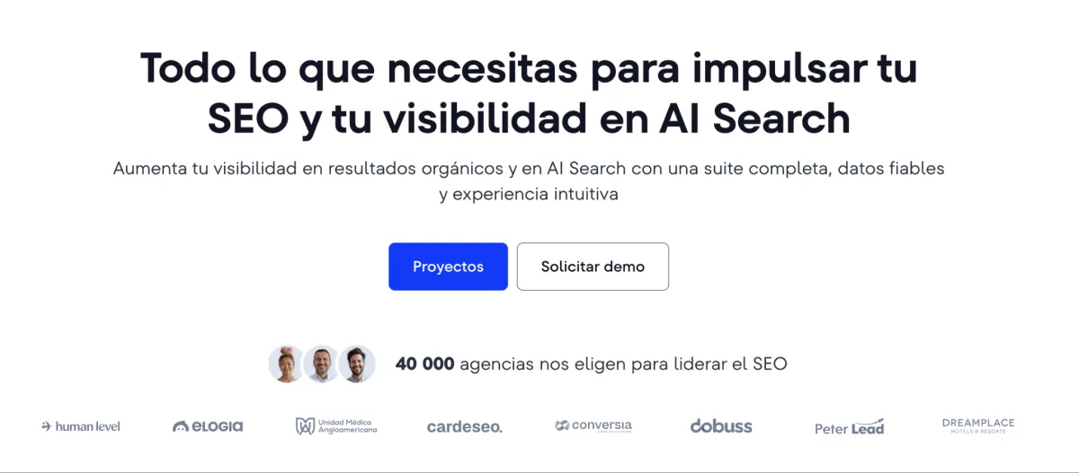 Panel de SE Ranking con seguimiento de AI Overviews